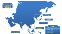 Template PowerPoint 47 Peta Negara Asia Gratis