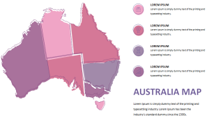 Template PowerPoint Peta Australia