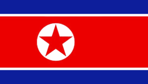 bendera korea utara