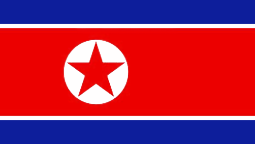 Bendera korea utara