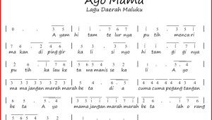 lagu daerah maluku ayo mama
