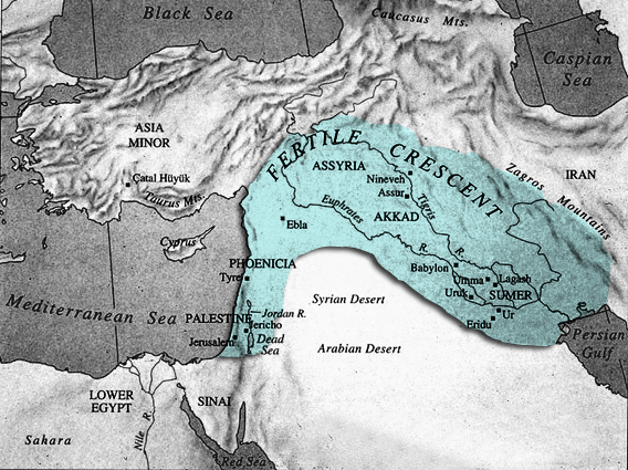 6 kerajaan masa peradaban Lembah Sungai Eufrat dan Tigris
